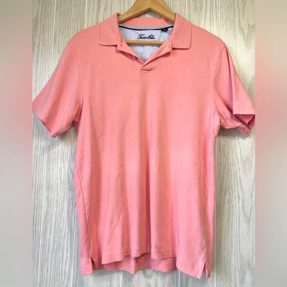 ‼️FREE w/ Purchase‼️Tasso Elba Supima CottonShirt Polo Shirt Pink Size M EUC - Picture 1 of 3